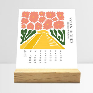 
                  
                    Desk Calendar (Choose Your Start Month) - Modern Travel
                  
                