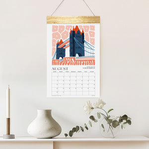 
                  
                    London artwork on the Travel wall calendar
                  
                