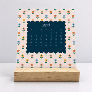 
                  
                    Desk Calendar (Choose Your Start Month) - Vintage Garden
                  
                