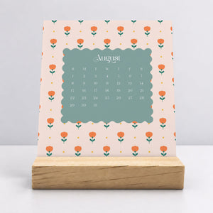 
                  
                    Desk Calendar (Choose Your Start Month) - Vintage Garden
                  
                