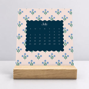 
                  
                    Desk Calendar (Choose Your Start Month) - Vintage Garden
                  
                
