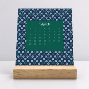 
                  
                    Desk Calendar (Choose Your Start Month) - Vintage Garden
                  
                
