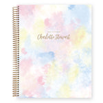 Large Weekly Planner - Pastel Splatter Tie Dye