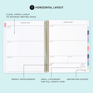 
                  
                    8.5x11 Weekly Planner - Neutral Abstract Ink
                  
                