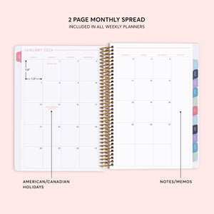 
                  
                    6x9 Weekly Planner - Flirty Florals Mauve
                  
                