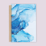6x9 Gratitude Journal - Blue Abstract Ink