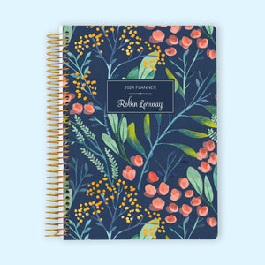 
                  
                    6x9 Monthly Planner - Navy Watercolor Floral
                  
                