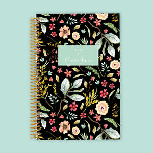 
                  
                    6x9 Notebook/Journal - Black Meadow Floral
                  
                