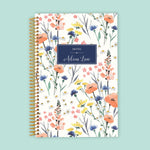 6x9 Notebook/Journal - Field Flowers Blue
