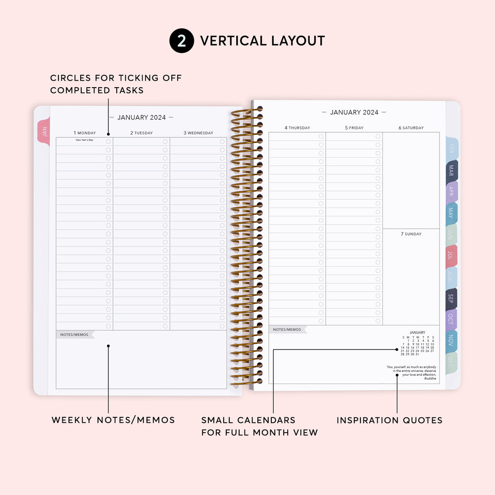 
                  
                    6x9 Weekly Planner - Neutral Abstract Ink
                  
                