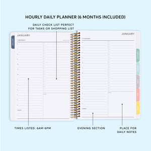 
                  
                    6x9 Daily Planner - Colorful Florals White
                  
                