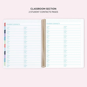 
                  
                    a notebook with a list of students on it
                  
                