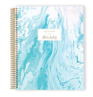 
                  
                    8.5x11 Monthly Planner - Aqua Blue Marble
                  
                
