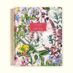 8.5x11 Monthly Planner - Colorful Florals Pink