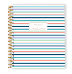 
                  
                    8.5x11 Monthly Planner - Colorful Small Stripes
                  
                