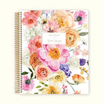 8.5x11 Monthly Planner - Flirty Florals Colorful