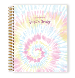 
                  
                    8.5x11 Monthly Planner - Pastel Spiral Tie Dye
                  
                
