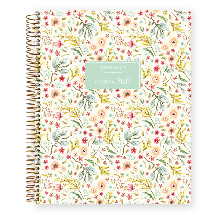 8.5x11 Student Planner - Meadow Floral