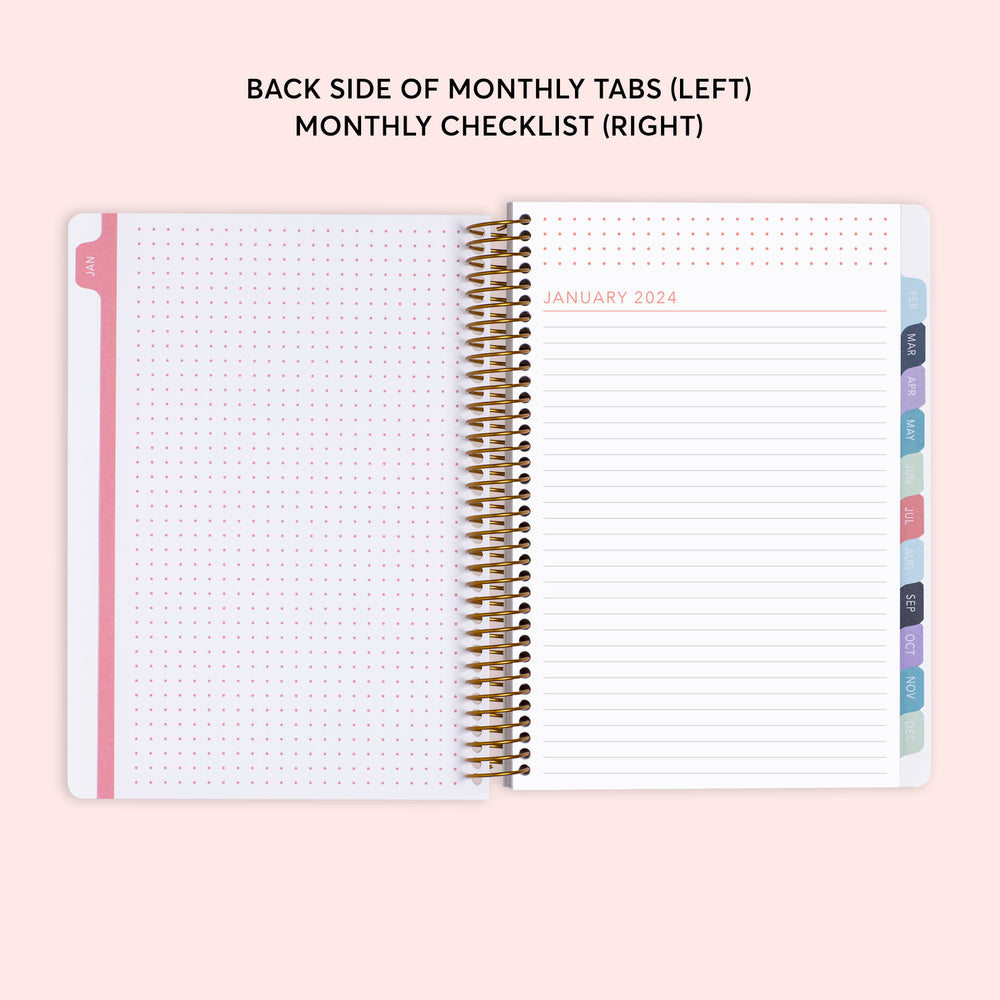 
                  
                    6x9 Weekly Planner - Hot Pink Gray Flowing Ink
                  
                