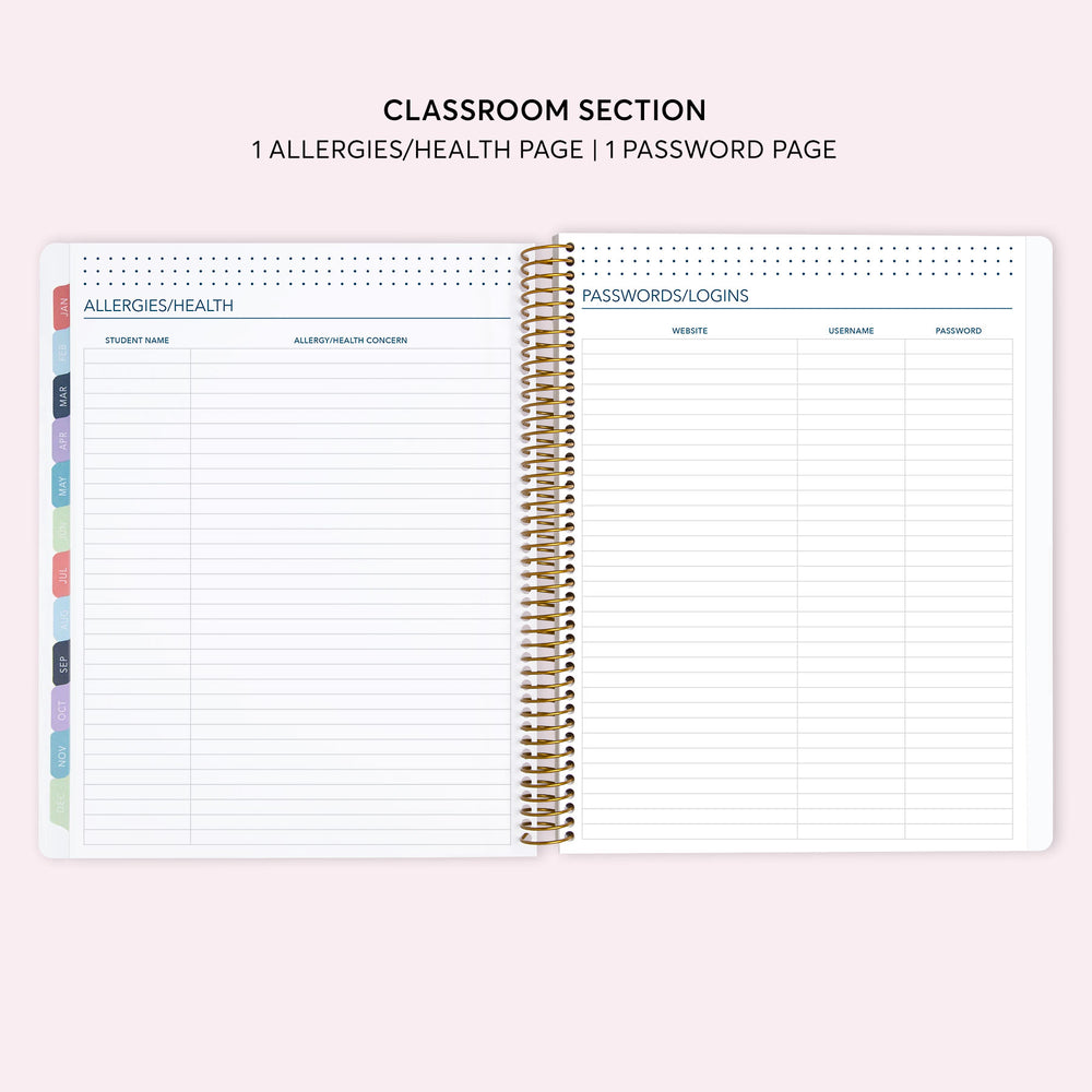 
                  
                    8.5x11 Teacher Planner - Hot Pink Gray Flowing Ink
                  
                