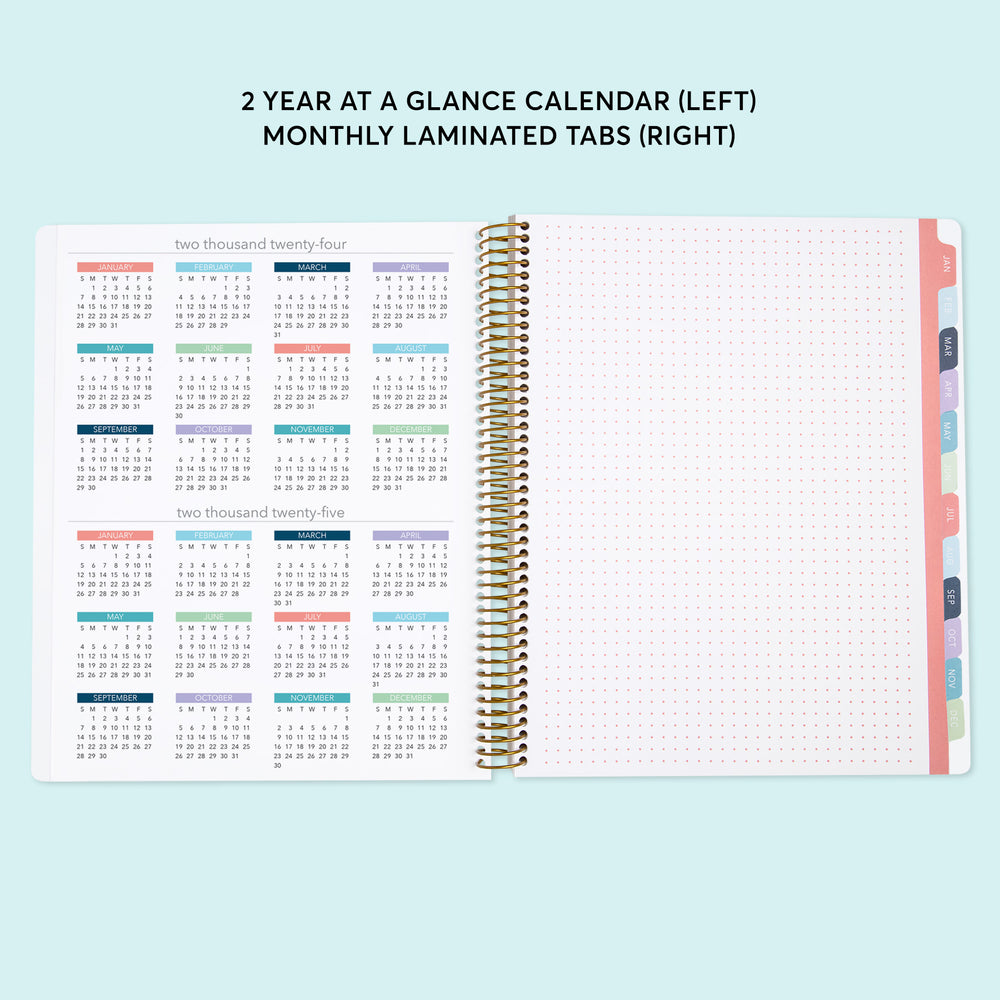 
                  
                    8.5x11 Weekly Planner - Multicolor Flowing Ink
                  
                