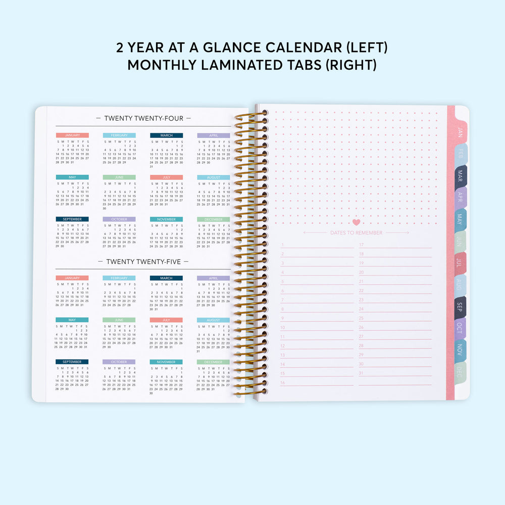 
                  
                    6x9 Monthly Planner - Pink Grey Watercolor Gradient
                  
                