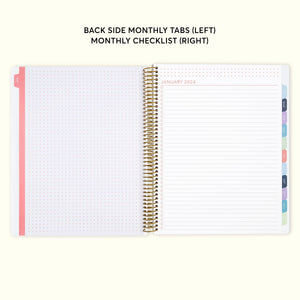 
                  
                    8.5x11 Monthly Planner - Blush Gold Tropical
                  
                