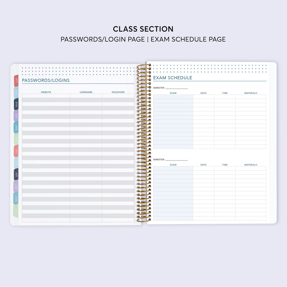 
                  
                    8.5x11 Student Planner - Blue Color Block
                  
                