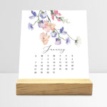 2024 Desk Calendar - Flirty Florals