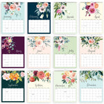 2020 wall calendar - floral