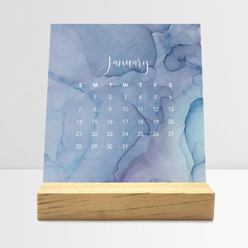 Desk Calendar (Choose Your Start Month) - Flowing Ink