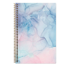 
                  
                    6x9 Notebook/Journal - Pink Blue Flowing Ink
                  
                