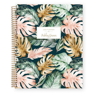 
                  
                    8.5x11 Teacher Planner - Green Blush Gold Tropical
                  
                