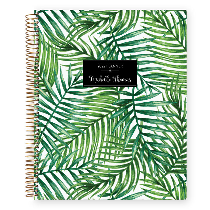 
                  
                    Large Weekly Planner - Green Tropical Palms
                  
                