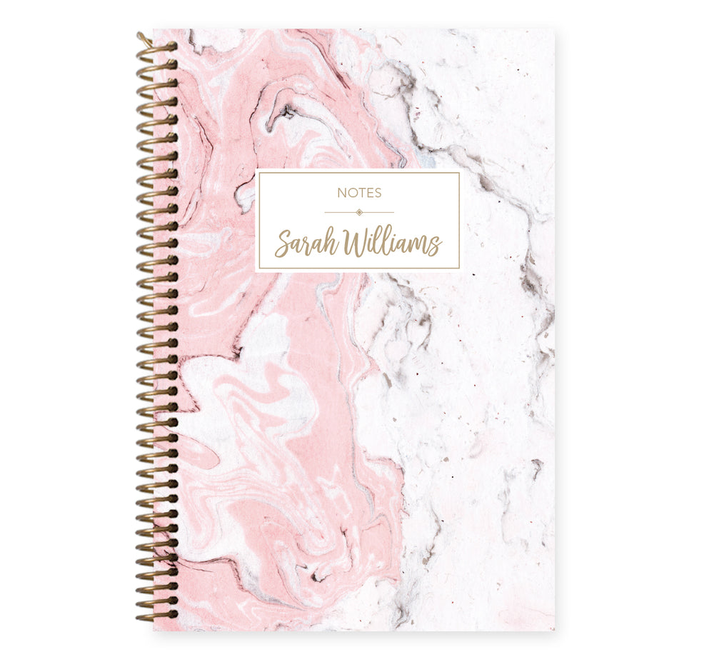 Notebook/Journal - Pink Marble