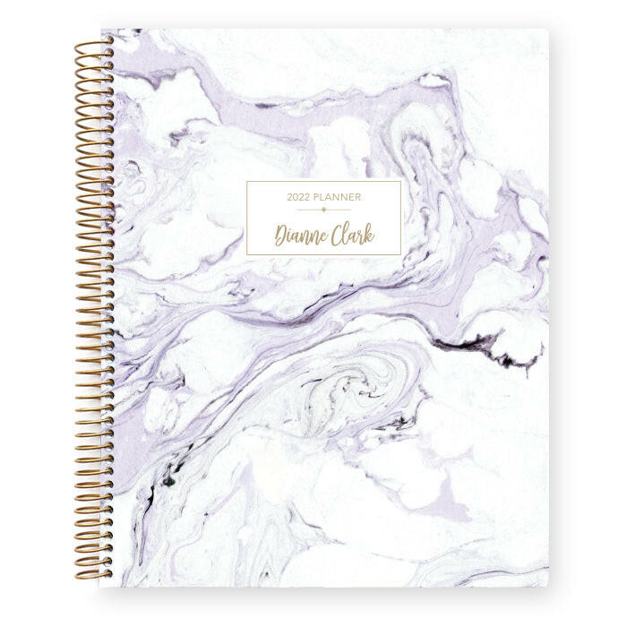 Large Weekly Planner - Lavender Marble