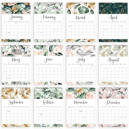 2020 wall calendar - tropical